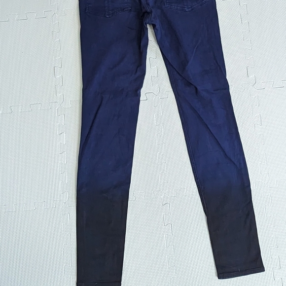 Rag & Bone Size 28 Navy Ombre Skinny Jeans - Picture 7 of 7